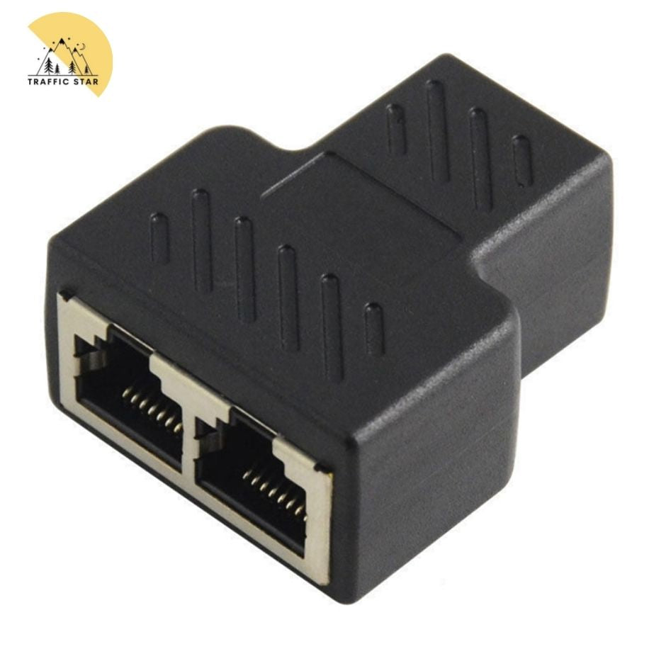 LAN 1 to 2 Ethernet Network Cable, RJ45 splitter plug connector