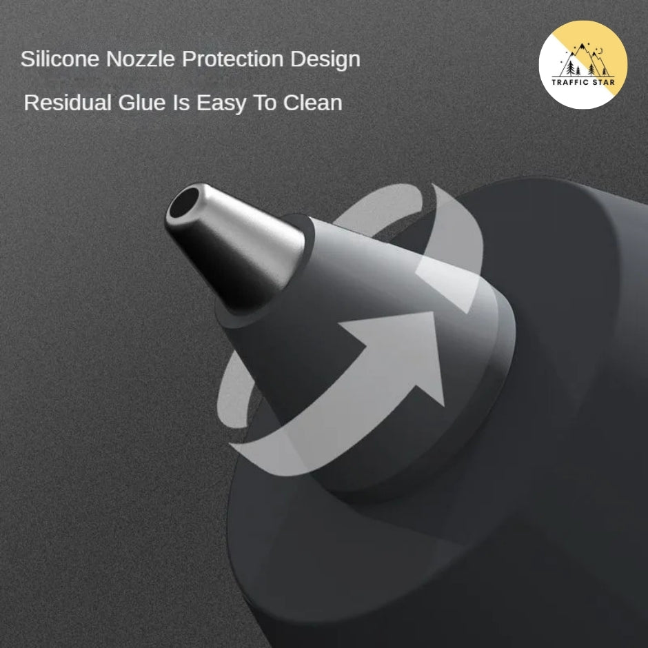 Deli Hot Melt Glue Gun Glue Stick High Viscosity Anti Overflow Strong Fast Thermal Melting DIY Manual Glue Gun Household 7mm Gluestick