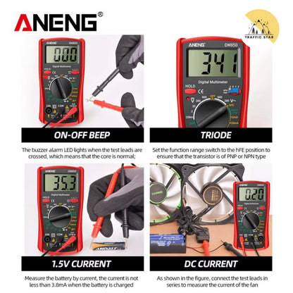 Aneng DM850 Digital Multimeter AC/DC Voltage Tester