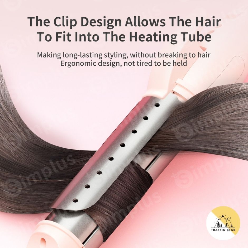 Simplus 2 In 1 Mini Hair Curler/Hair Straightener
