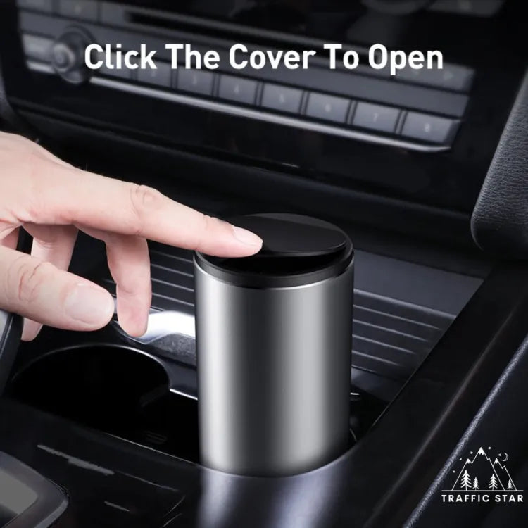Baseus LED Car Ashtray Alloy Car Storage Organizer