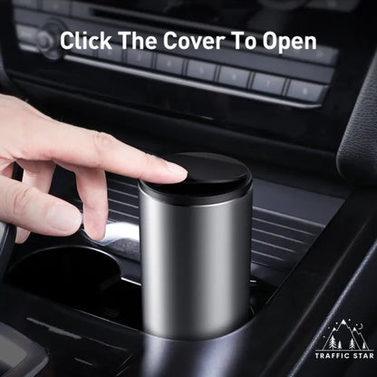 Baseus LED Car Ashtray Alloy Car Storage Organizer