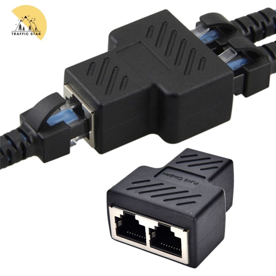 LAN 1 to 2 Ethernet Network Cable, RJ45 splitter plug connector