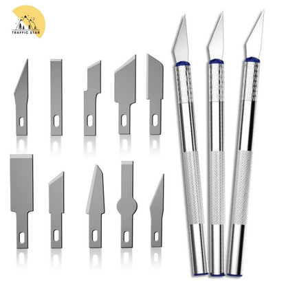 13 pcs Metal Craving Cutting Pen Hand Tool DIY Precision Repair Tool