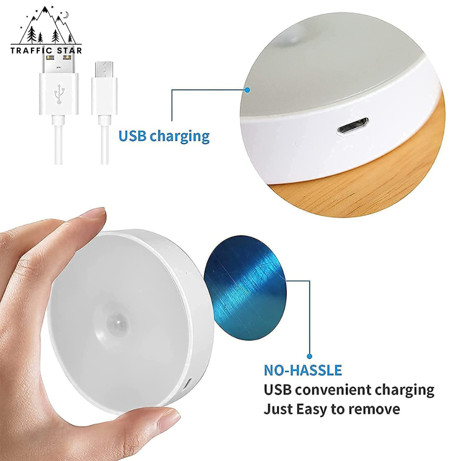 Motion Sensor LED Light Circle with on/off switch
