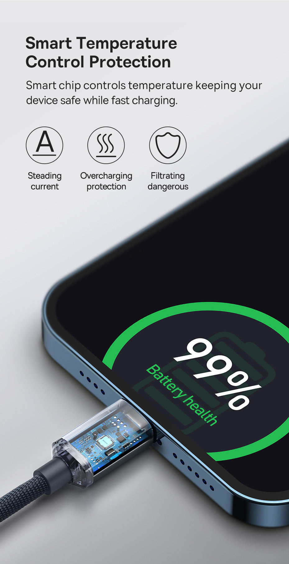 Baseus PD 20W USB C to Lightning Cable Data Transmission Cable