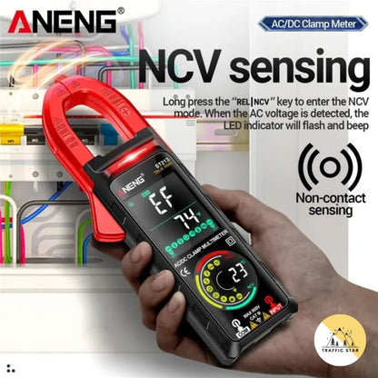 ANENG ST213 VA Clamp Meter Color Display Reverse Multimeter CAT III 6000 Counts True RMS Tester DC/AC Voltage Current Meter