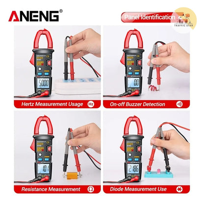 ANENG ST183 Digital Multimeter AC Current 6000 Counts True RMS DC/AC Voltage Tester Hz Capacitance NCV Ohm Test