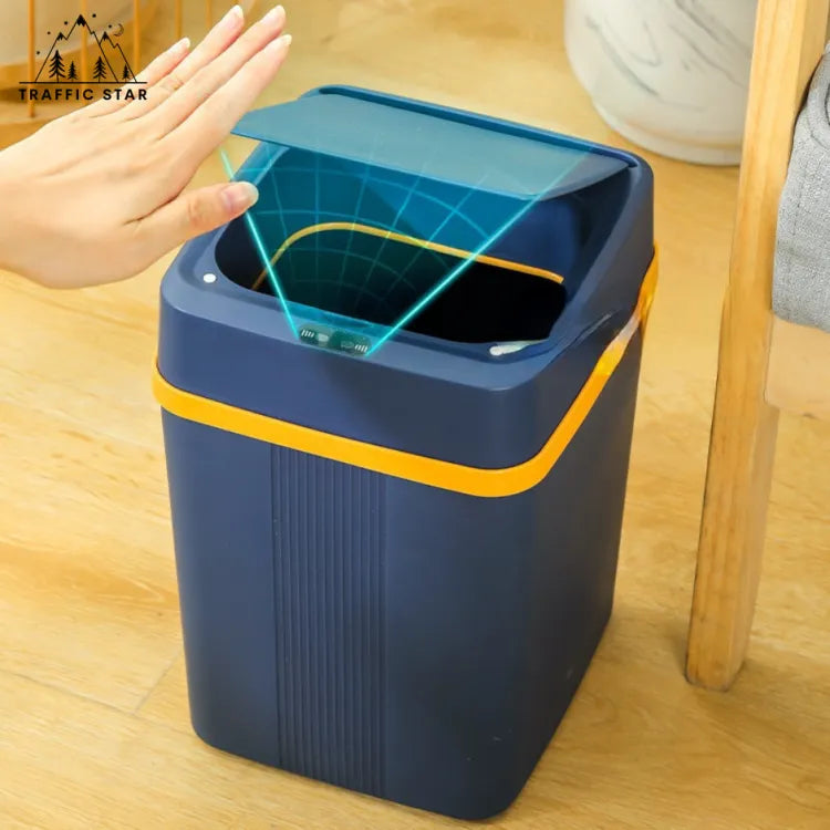 12L Intelligent Trash Can Smart Sensor Dustbin Waterproof Household Induction Garbage Bin (Motion Sensor ပါဝင်သည့် Smart အမှိုက်ပုံး)