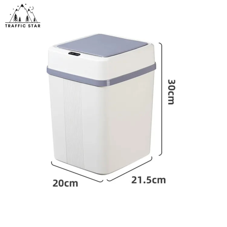 12L Intelligent Trash Can Smart Sensor Dustbin Waterproof Household Induction Garbage Bin (Motion Sensor ပါဝင်သည့် Smart အမှိုက်ပုံး)