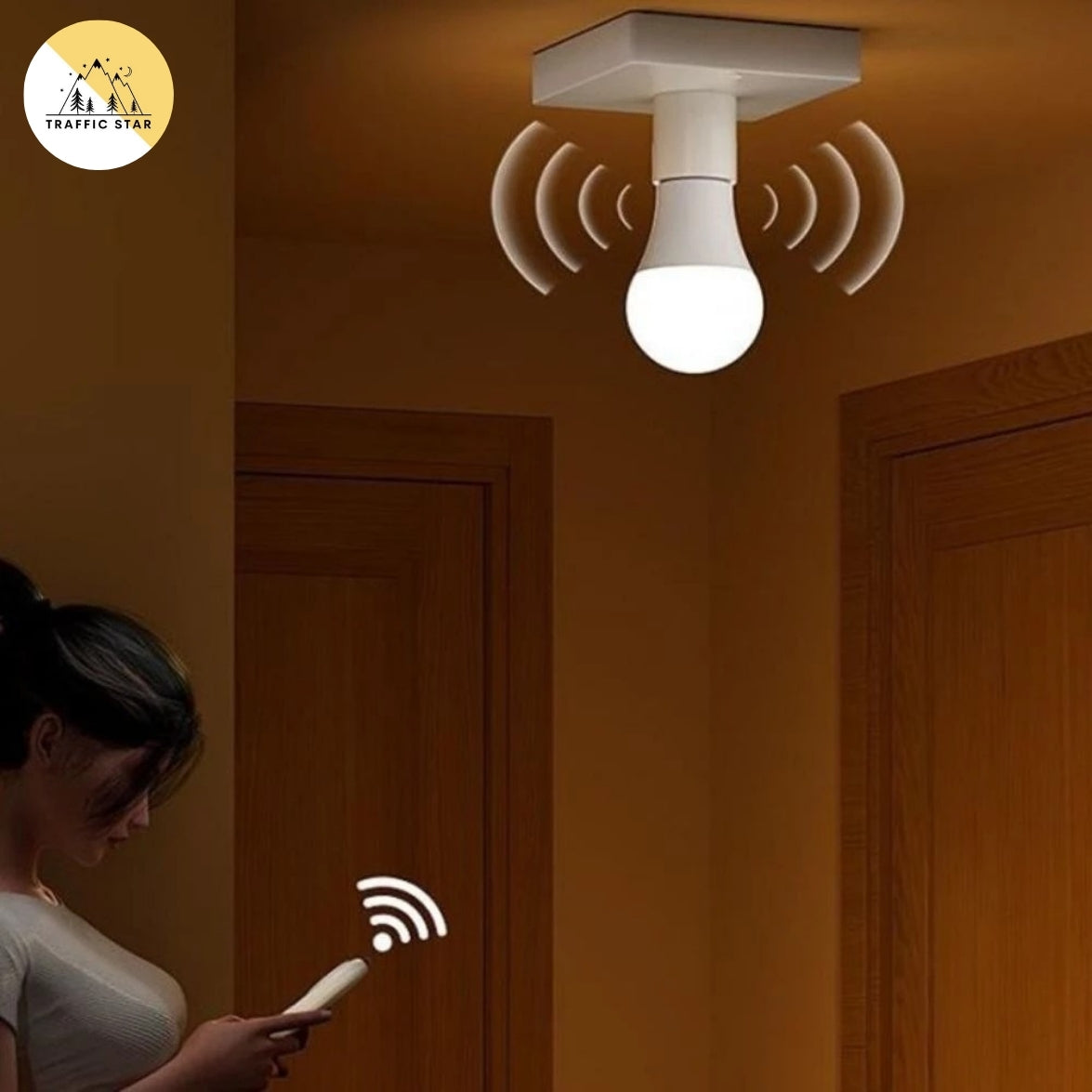 60W E27 Wireless Remote Control Smart Timer Switch 110V 220V Multi-switch Lamp Light