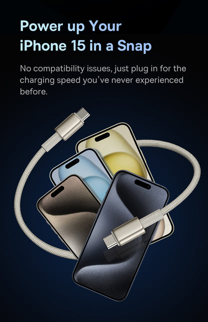 Baseus Tungsten Gold Fast Charging Data Cable 100W