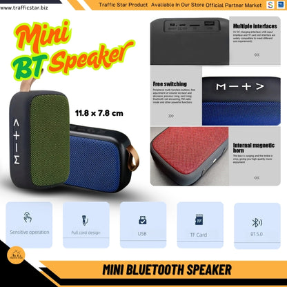 Portable Wireless Bluetooth Speaker FM Radio Mini Bluetooth Music Box Subwoofer Music Player Hifi Bass