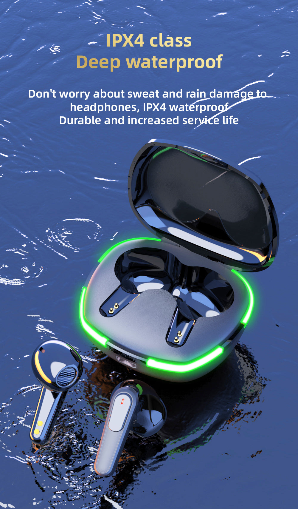 TWS Pro 60 BT 5.0 Wireless Earbuds