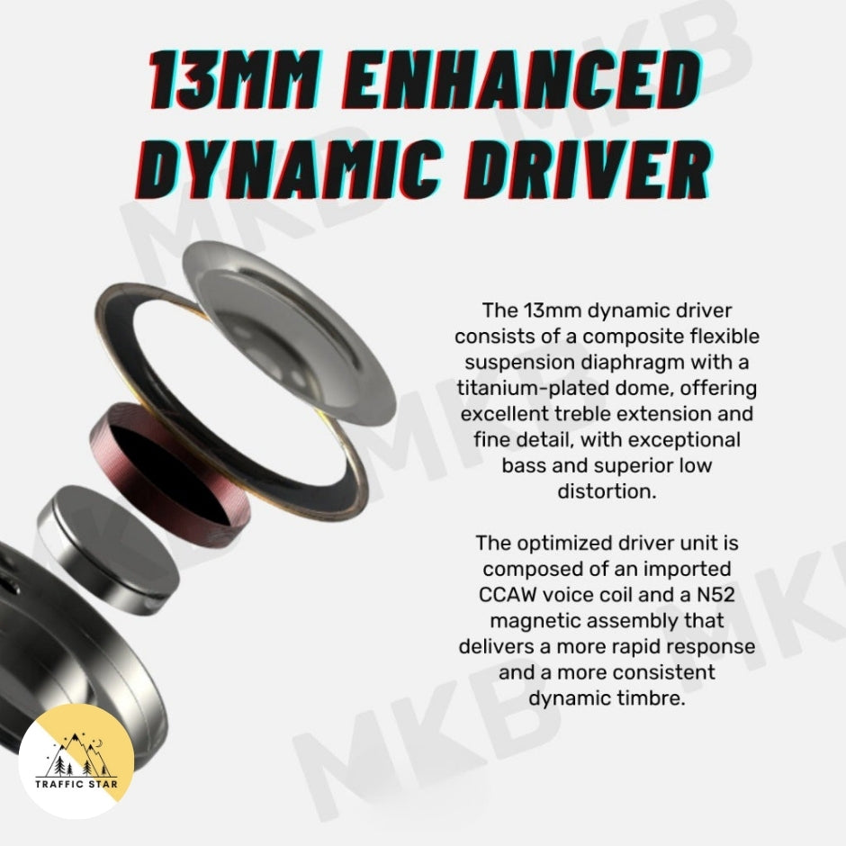Moondrop Space Travel-Bluetooth 5.3 13mm Dynamic Driver True Wireless Stereo Earphones