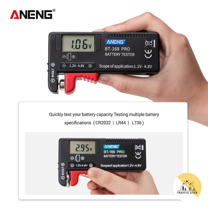 Battery Tester BT-168 Pro Digital Display Battery Meter 1.2-4.8V