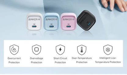 Anker Zolo Charger Type C PIQ 3.0 Foldable PPS Fast Charger (30W)