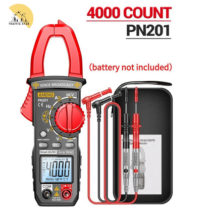 NENG PN201 Digital Clamp Meters Multimeter 4000 Counts DC/AC Current Voltage Tester Multimeter NCV Ohm Capacitance Test Tool