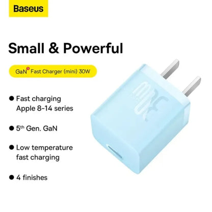 Baseus Mini GaN5 30W Adapter Fast Charger Type C