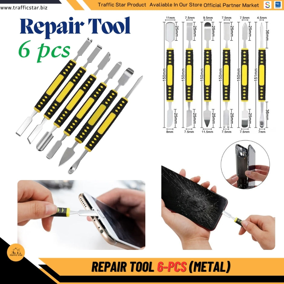 Double Head Hard Claw 6 in 1 Repair Tool Set