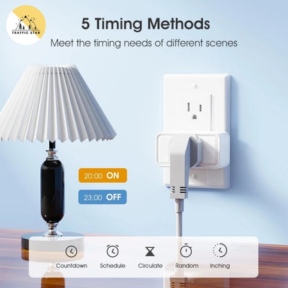 Tuya Wireless WIFI Smart Plug 16A US/VN Socket Timing Power Monitor APP Remote Control Work with SmartLife Alexa GoogleHome