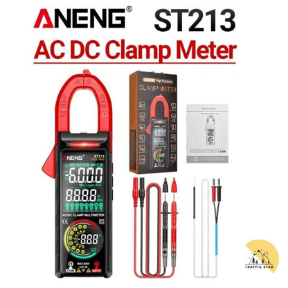 ANENG ST213 VA Clamp Meter Color Display Reverse Multimeter CAT III 6000 Counts True RMS Tester DC/AC Voltage Current Meter
