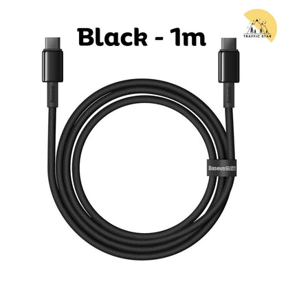 Baseus Tungsten Gold Fast Charging Data Cable 100W