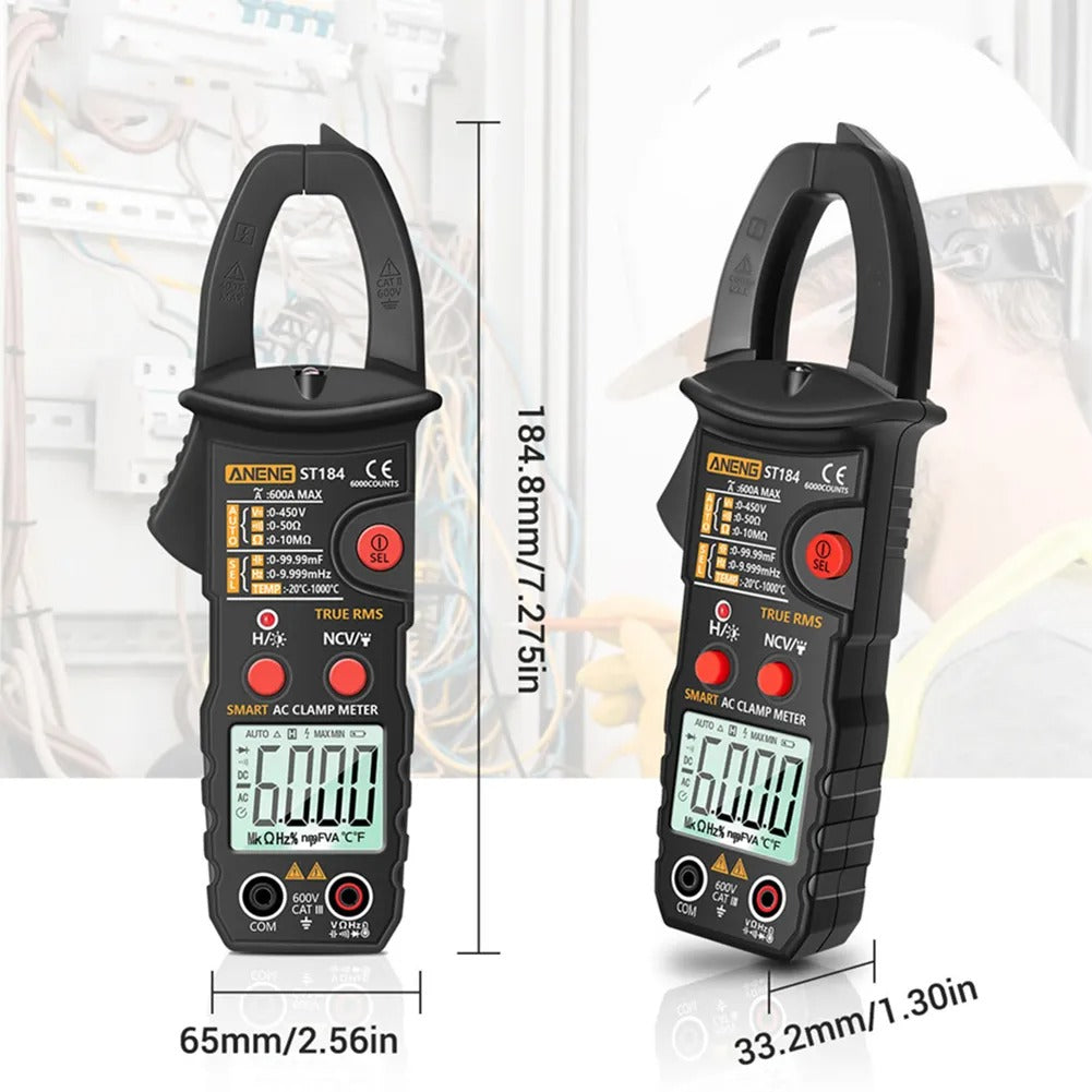 ANENG ST184 6000 Counts Professional Digital Multimeter True RMS AC/DC Voltage Tester AC Current Hz Capacitance Ohm