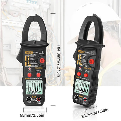 ANENG ST184 6000 Counts Professional Digital Multimeter True RMS AC/DC Voltage Tester AC Current Hz Capacitance Ohm
