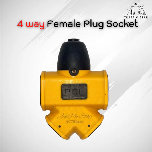 4-Way Female Plug, 4-Way Field Glug, XG-2014 Power Strip, Splitter Plug, 4-Way Rubber Plug