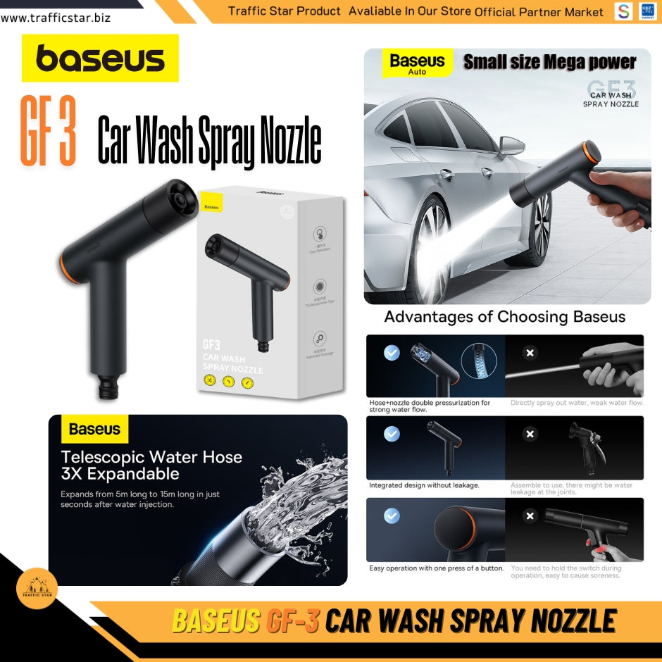 Baseus GF3 Car Wash Spray Nozzle Head