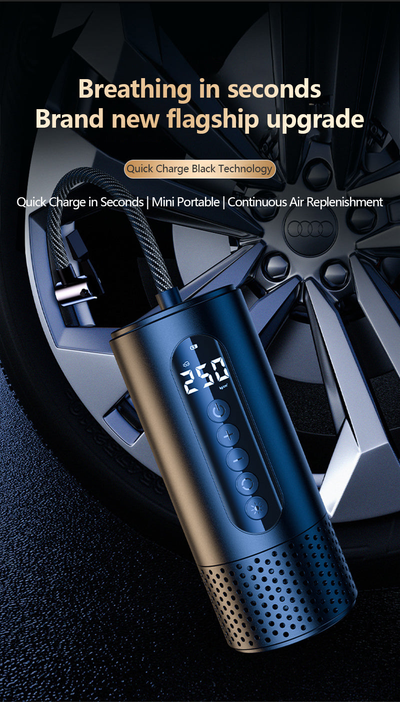Wireless Mini Portable Car Air Pump Car Air Compressor 12V 150PSI