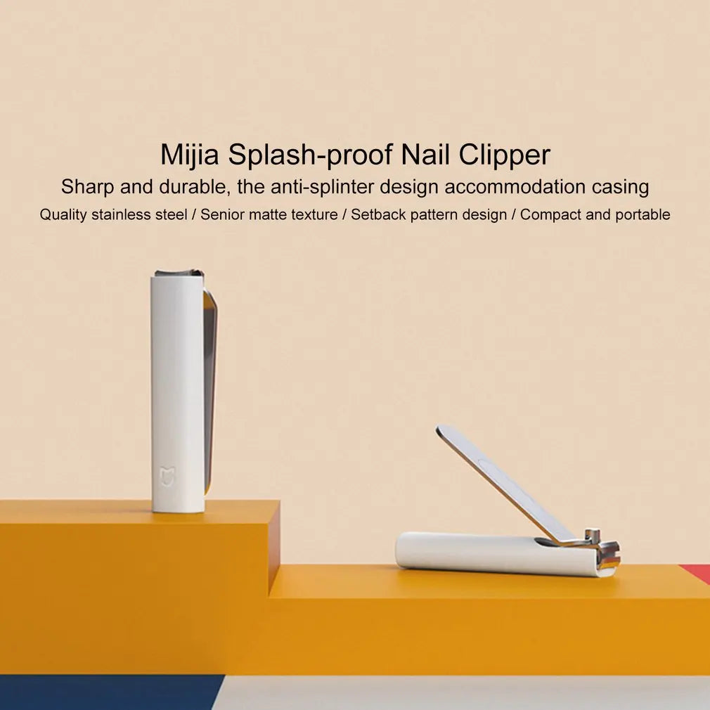 Xiaomi Mijia Stainless Steel Nail Clipper with Splash-proof Cover