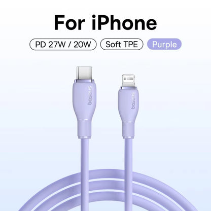 Baseus Fast Charging Cable 20W Type C to Lightning 1.2m/2m 480Mbps Data Cable ios