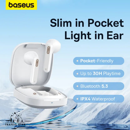 Baseus E16 TWS Earbuds Bluetooth 5.3 Wireless Earphones Waterproof Smart Touch