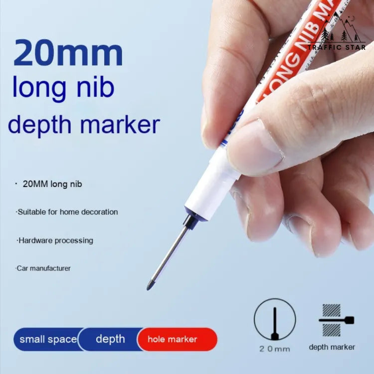 20mm Long Marker Pen, Multi-Purpose Pen, Deep Hole Marker Pen