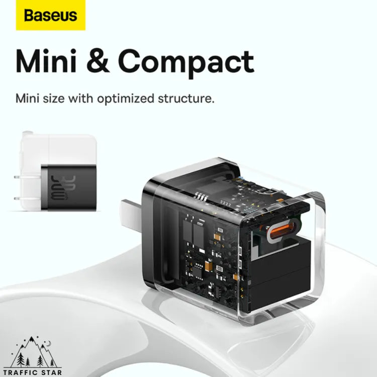 Baseus Mini GaN5 30W Adapter Fast Charger Type C