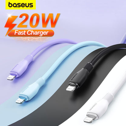 Baseus Fast Charging Cable 20W Type C to Lightning 1.2m/2m 480Mbps Data Cable ios