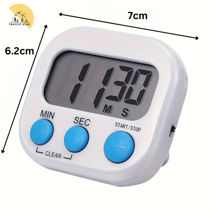 Mini Digital Clock, Student Multifunctional Manual Electronic Timer