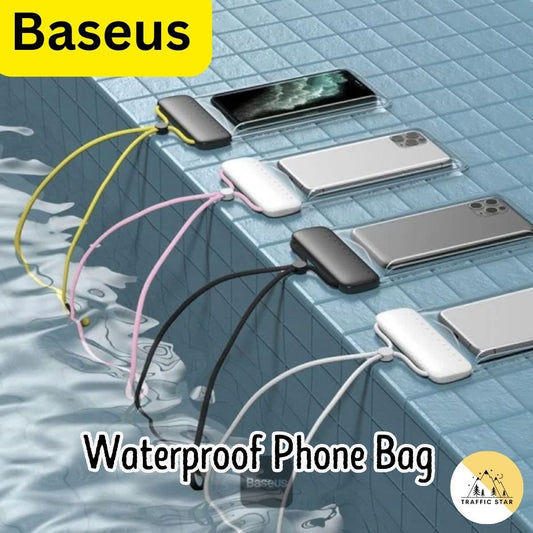 Baseus Waterproof Bag and Phone Case IPX8 - 7.2 Inches