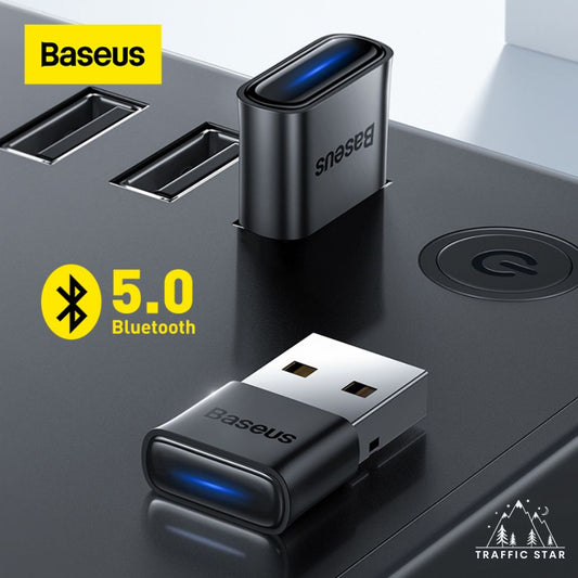 Baseus BT 5.0 USB Adapter Receiver For Keyboard Mouse, BT Speaker, Game Controller