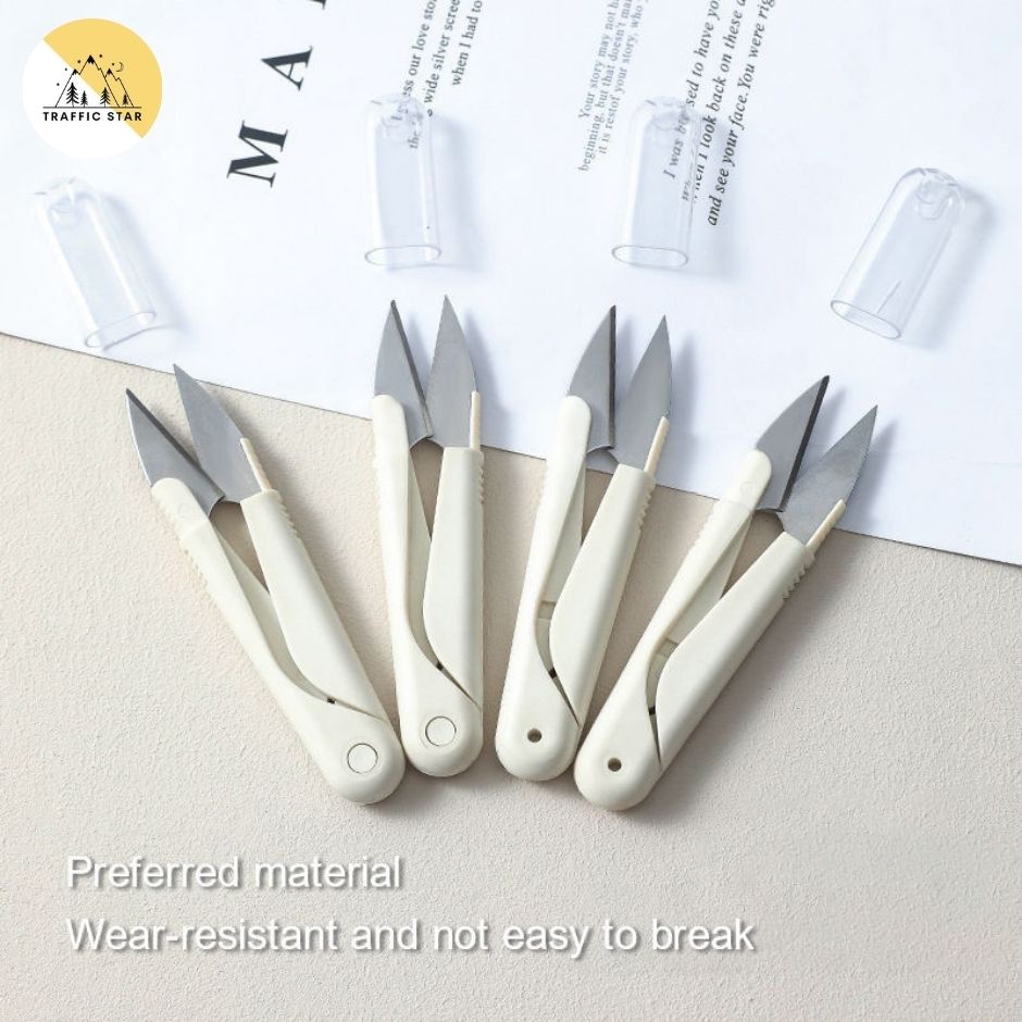 U Shaped Small Scissors With Lid