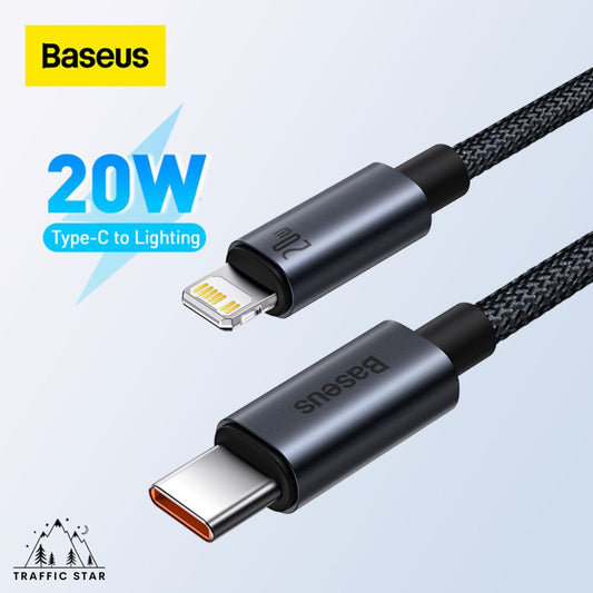 Baseus PD20W Type-C to Lightning Fast Charging Cable