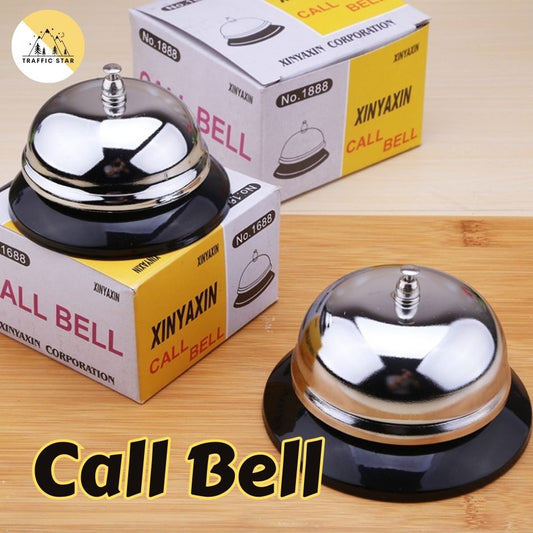 Multipurpose Stainless Steel Call Bell (စားပွဲတင်ခေါင်းလောင်း)
