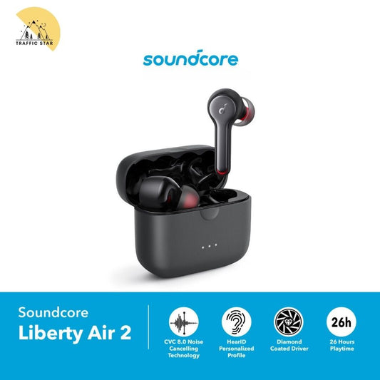Anker Soundcore Liberty Air 2 TWS with Diamond-Inspired Drivers and 4 Microphones with Uplink Noise Cancellation