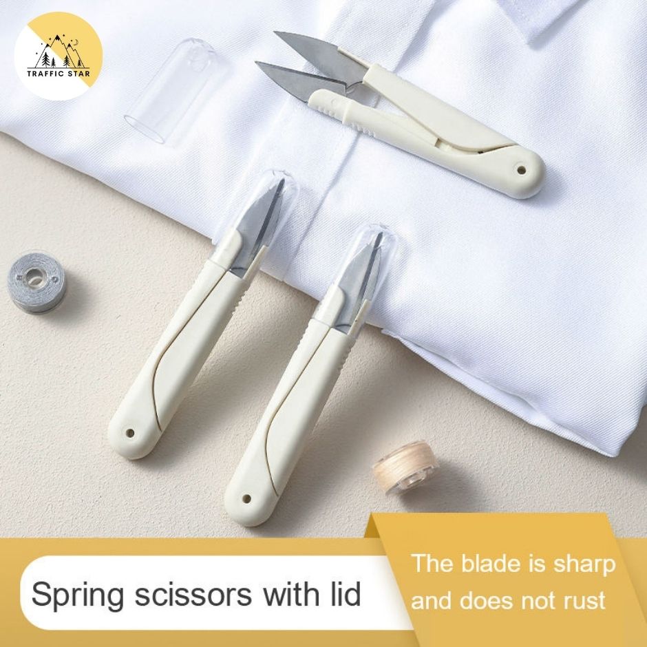 U Shaped Small Scissors With Lid