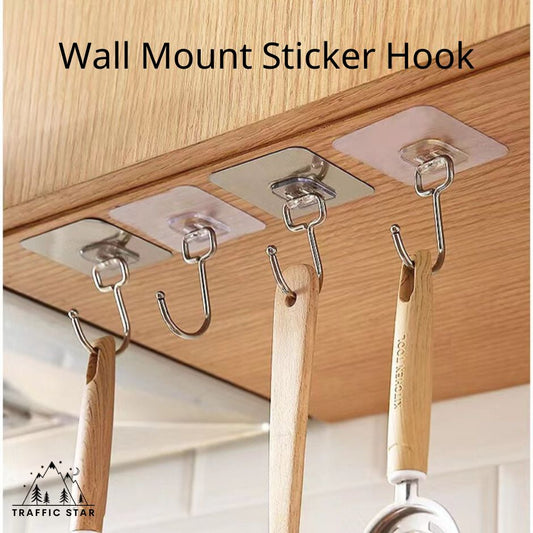 Wall Mount Sticker Hook 7cm (နံရံကပ်စတစ်ကာချိတ်)