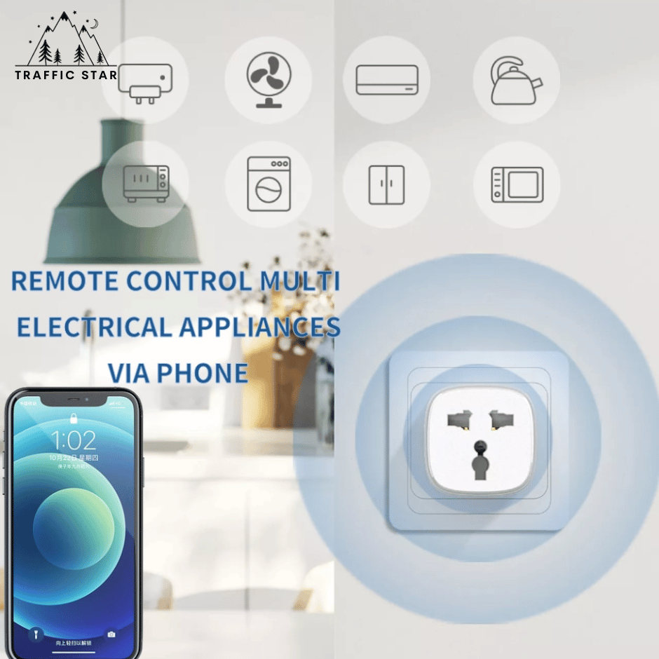 LDNIO Smart Socket With Switch Wifi Remote Control Universal Travel Adapter