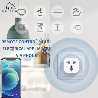 LDNIO Smart Socket With Switch Wifi Remote Control Universal Travel Adapter