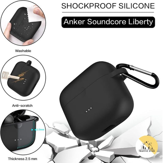 Anker Soundcore Liberty Air 2 Case Cover, Silicone Anti-Dust/Scratchproof Protective Skin Case